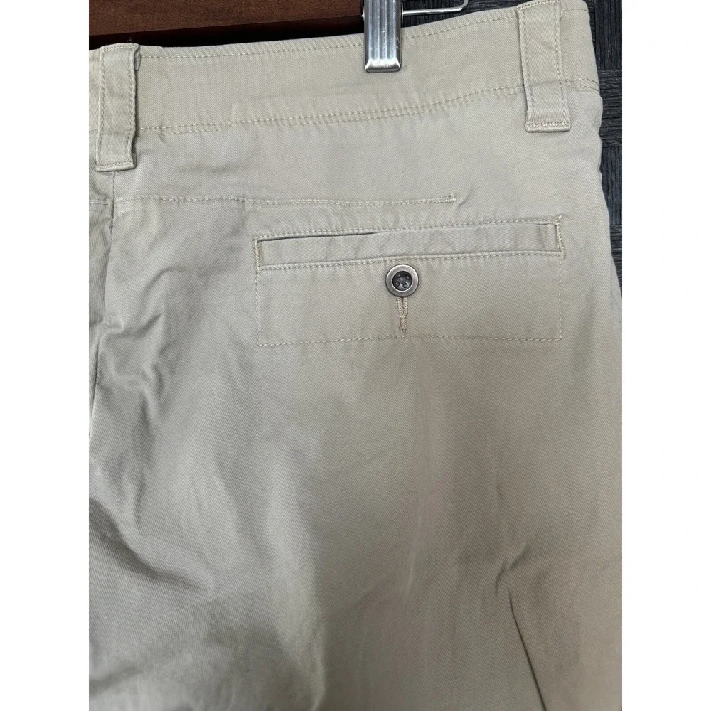 PGA Tour Mens Golf Pants Khaki 34 x 30 Stretch Straight Leg